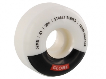 Globe G1 Street 52 mm White/Black/Bar (imagine principala)