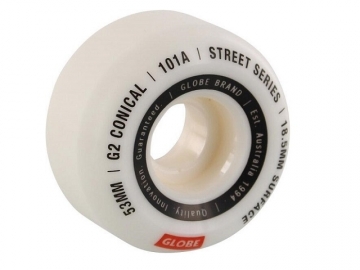 Globe G2 Conical street Wheel 53 White Essential (imagine principala)