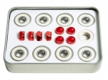 Andale Swiss Pro Rated Bearings Kit White/Red (thumb #1)