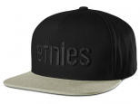 Etnies Corp Snapback Cap Blac/Black/Gum (thumb #0)