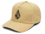 Volcom Embrossed Stone Adj Hat Dark Khaki (thumb #0)