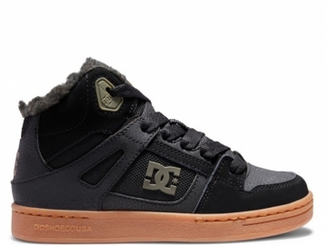 DC Pure High Top Winterized Black/Olive (imagine principala)