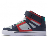 DC Pure Yt High Top EV Heather Grey/Navy (thumb #1)