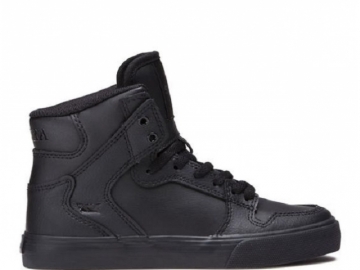 Supra Vaider Kids Black-Black (imagine principala)