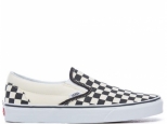 Vans Classic Slip-On Black and White Checker/White