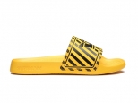 Supra Lockup Black/Caution Stripe
