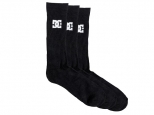 DC Crew Socks 3 Pk Black (thumb #0)