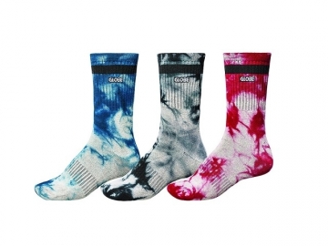 Globe All Tied Up Sock 3 Pk Assorted (imagine principala)