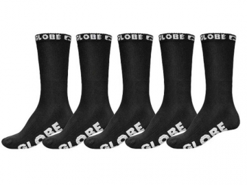 Globe Boys Blackout Socks 5 Pk Black (imagine principala)