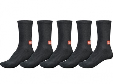 Globe Minibar Crew Socks 5 Pack Black (imagine principala)