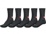 Globe Minibar Crew Socks 5 Pack Black (thumb #0)