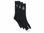 Volcom Full Stone Crew Sock 3 Pk Black (thumb #0)