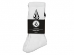 Volcom Full Stone Crew Sock 3 Pk White (thumb #2)