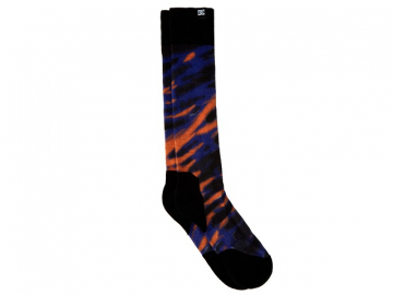 DC Sanctioned Socks Angled Tie Dye Royal Blue (imagine principala)