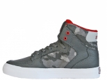 Supra Vaider Kids Dk Grey Camo/White (thumb #2)