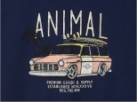 Animal Trip Tee Indigo Blue (thumb #1)