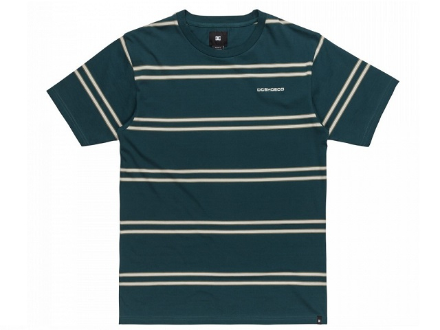 DC Portside Stripe SS Deep Teal (detaliu #1)