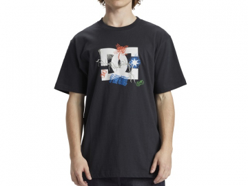 DC Scribble SS Tee Ebony (imagine principala)