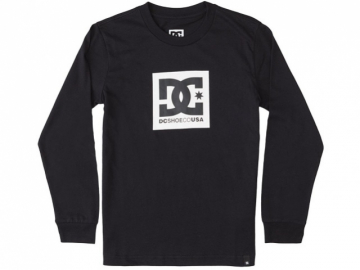 DC Square Star LS Tee Black (imagine principala)