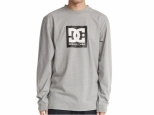 DC Square Star LS Tee Heather Grey (thumb #0)