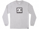 DC Square Star LS Tee Heather Grey (thumb #2)