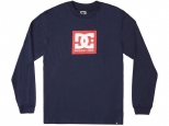 DC Square Star LS Tee Navy Blazer (thumb #2)