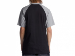 DC Star Raglan SS Tee Black/Grey Hrather (thumb #1)
