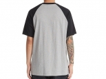 DC Star Raglan SS Tee Heather Grey/Black (thumb #1)