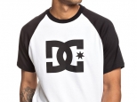 DC Star Raglan SS Tee White/Black (thumb #1)