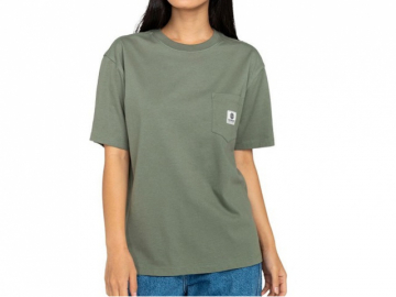 Element Basic Pocket label Ws Tee Agave Green (imagine principala)