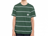 Element Basic Pocket SS Tee Rifle Green Stripes (thumb #0)