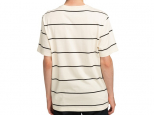 Element Basic Pocket SS Tee White/Black Stripes (thumb #1)