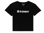 Element Logo Crew Ws SS Tee Black (thumb #1)