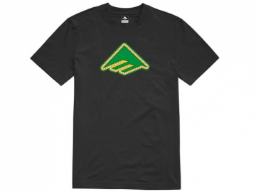 Emerica Shake Junt Triangle Lights SS Tee Black (imagine principala)