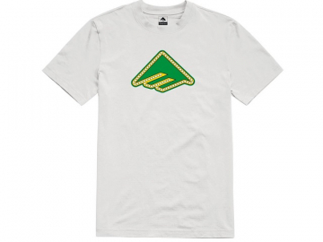 Emerica Shake Junt Triangle Lights SS Tee White (imagine principala)