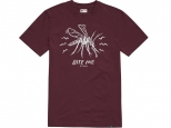 Etnies Bite Me SS Tee Burgundy (thumb #0)