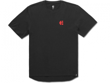 Etnies Icon Quick Dry SS Tee Black/Red (imagine principala)
