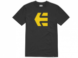 Etnies Icon SS Tee Black/Yellow (thumb #0)