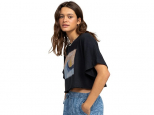 Roxy Tiki & Surf Oversized Tee Anthracite (thumb #1)