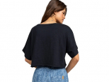 Roxy Tiki & Surf Oversized Tee Anthracite (thumb #2)