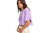 Roxy Tiki & Surf Oversized Tee Crocus Petal (thumb #1)