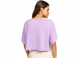 Roxy Tiki & Surf Oversized Tee Crocus Petal (thumb #2)