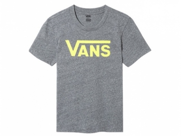 Vans Woman Flying V Crew Tee Grey Heat (imagine principala)