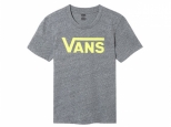 Vans Woman Flying V Crew Tee Grey Heat (thumb #0)