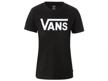 Vans Ws Flying V Crew Tee Black (imagine principala)