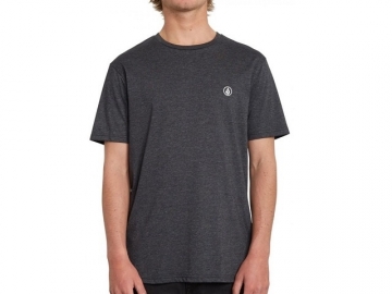 Volcom Circle Blanks SS Tee Heather Black (imagine principala)
