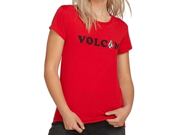 Volcom Easy Babe Rad 2 Tee Red (imagine principala)