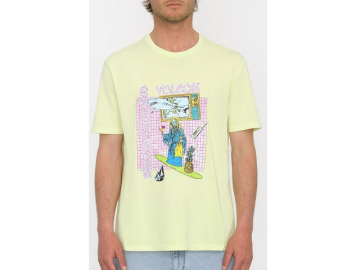 Volcom Frenchsurf SS Tee Aura Yellow (imagine principala)