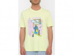 Volcom Frenchsurf SS Tee Aura Yellow (thumb #0)