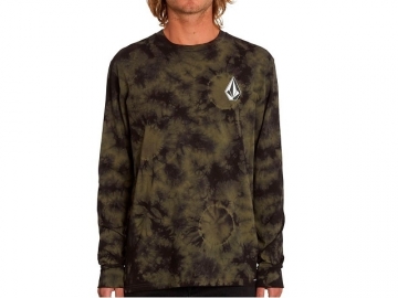 Volcom Iconic Stone Dye LS Tee Military (imagine principala)